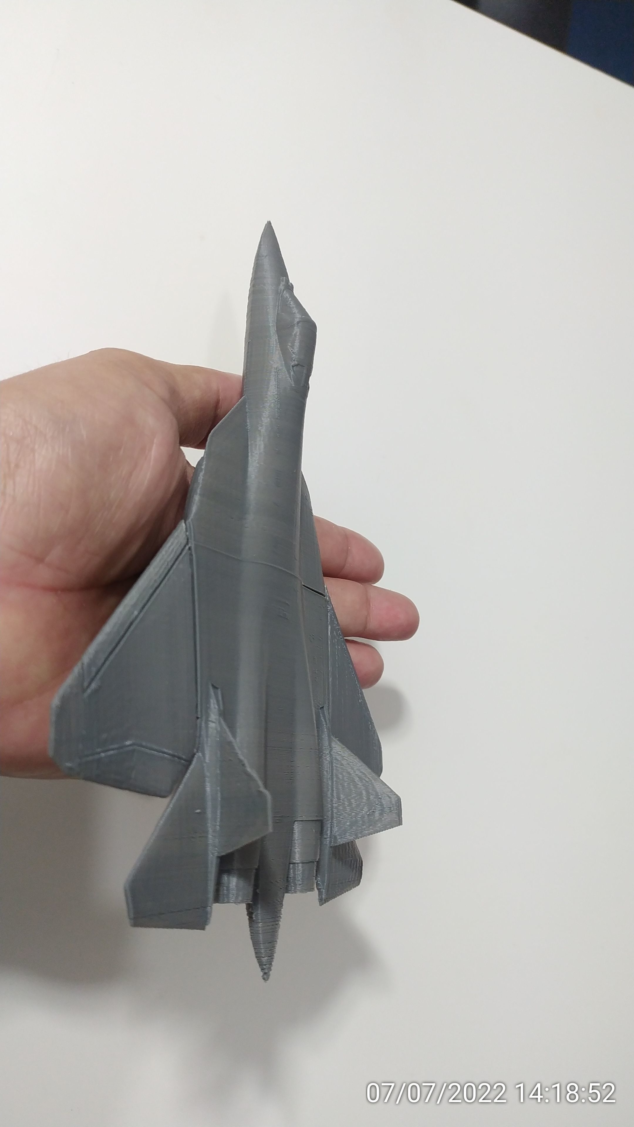STL FILES OF SCALE MODEL SUKHOI SU-57 FELON Scale 1-100 3D print model_3