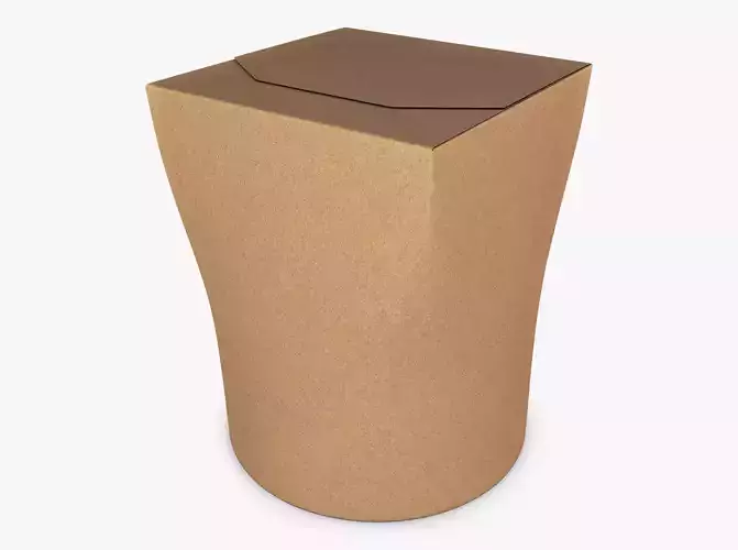 Package Cardboard Box M 6 3D model