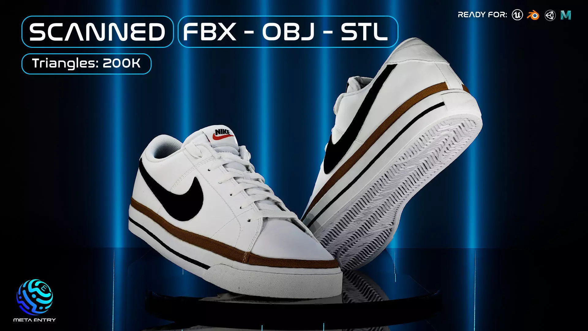 3D Scanned and Optimised Shoe - 1 3D model_0