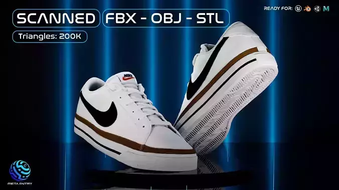 3D Scanned and Optimised Shoe - 1