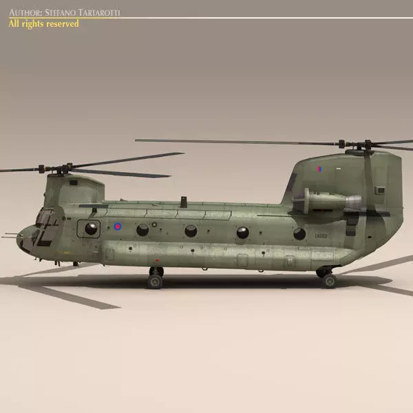 CH-47 RAF 3D model