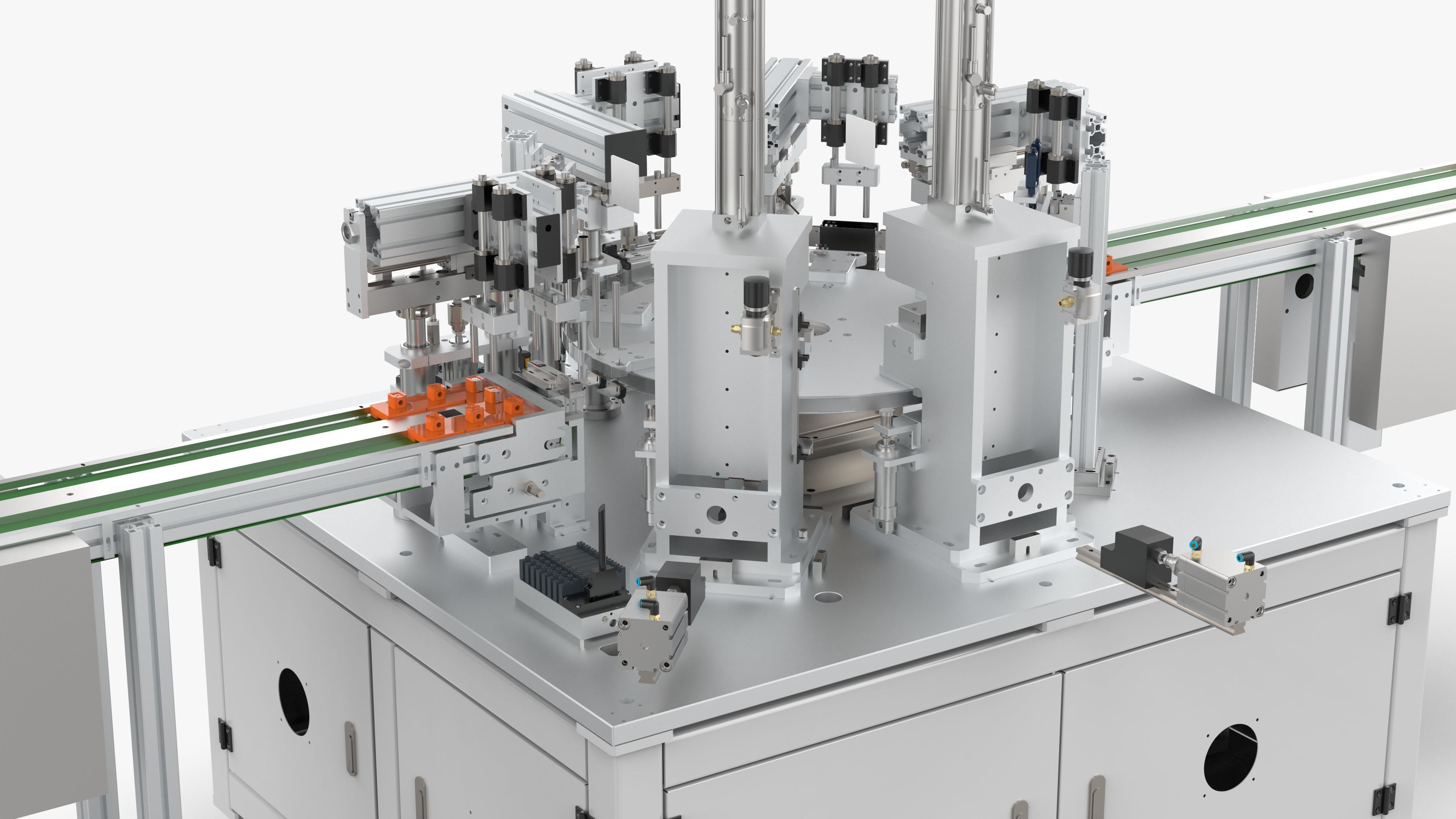 Automatic Assembly and Testing Equipment for Shrapnel 3D model_17