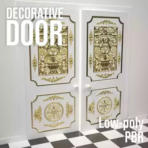 Decorative Door 03 3D model