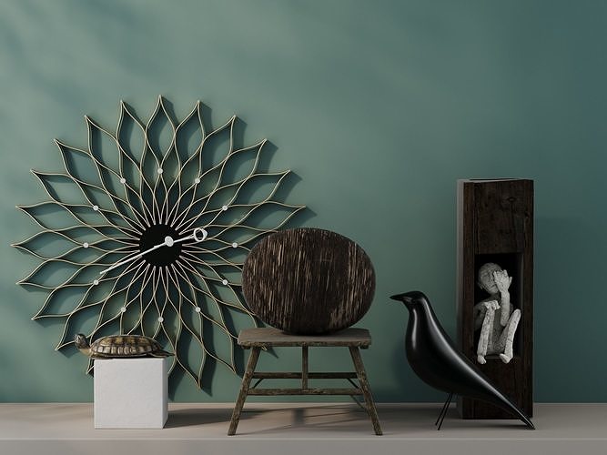 Sculpture Set Decoration 3D model