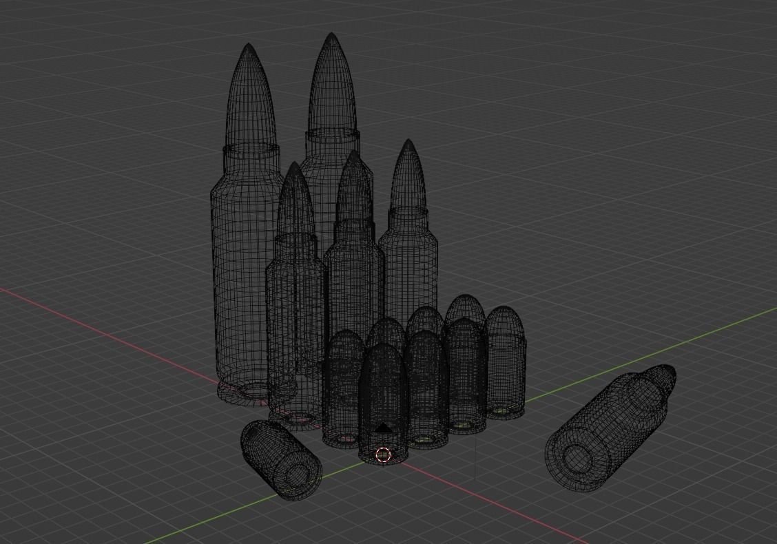 Bullets 3D model_4