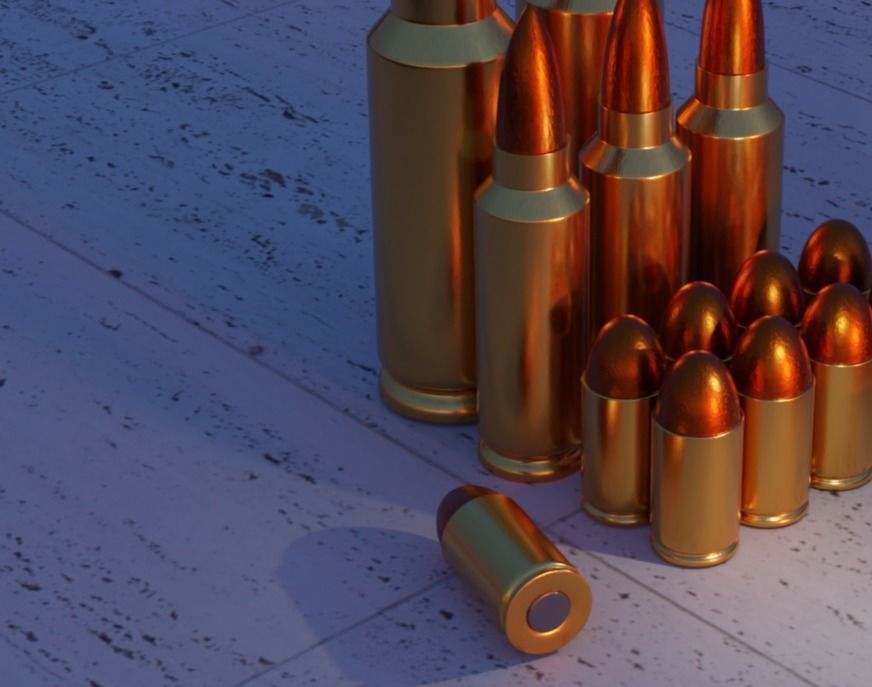 Bullets 3D model_2