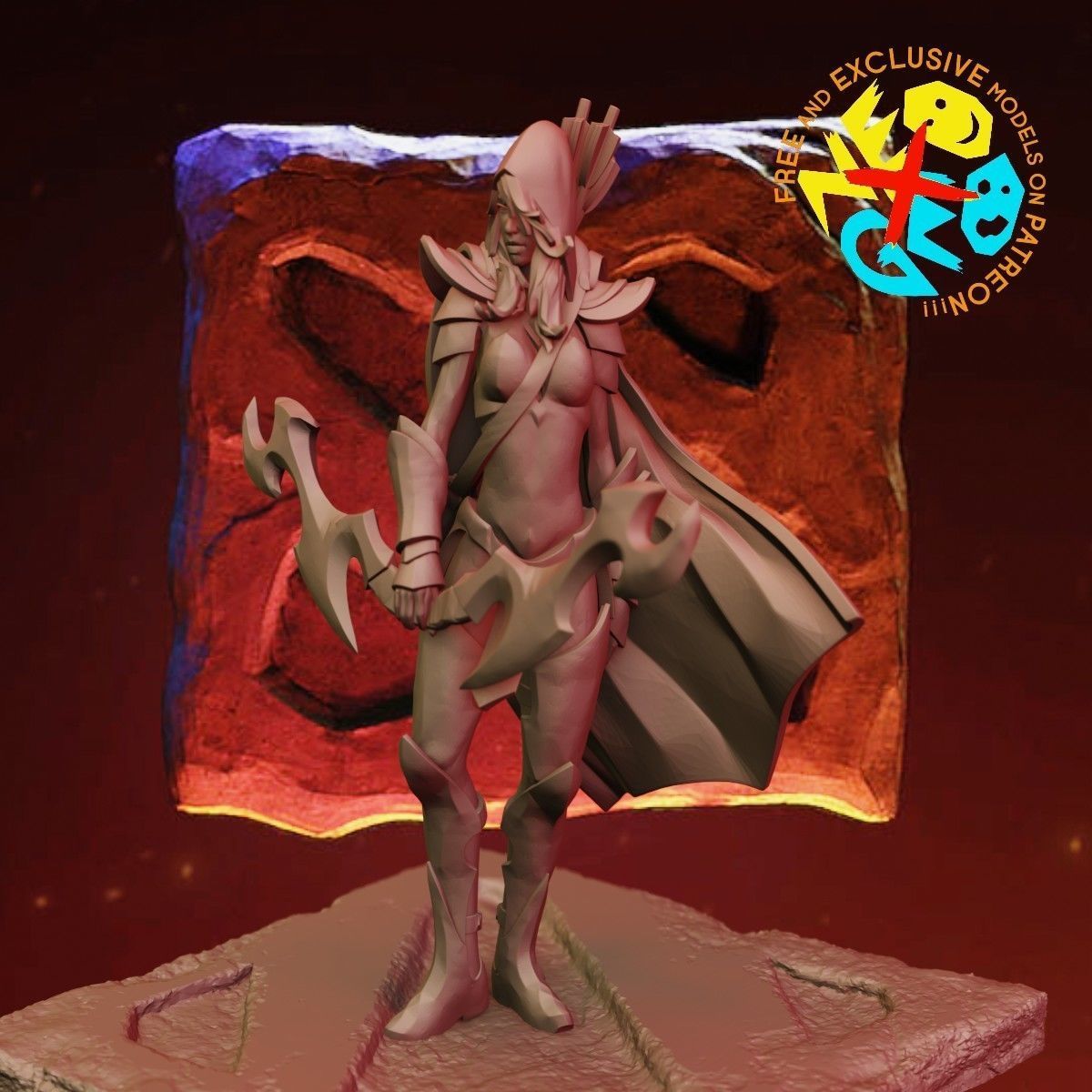 DROW RANGER - DOTA 2 3D print model_1