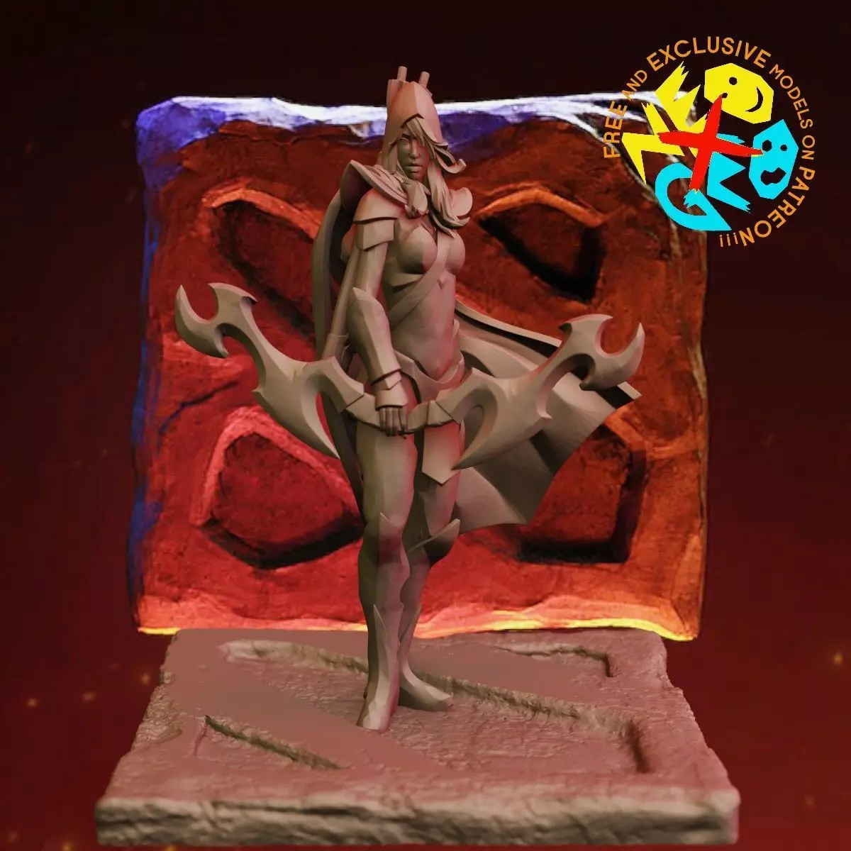 DROW RANGER - DOTA 2 3D print model_0