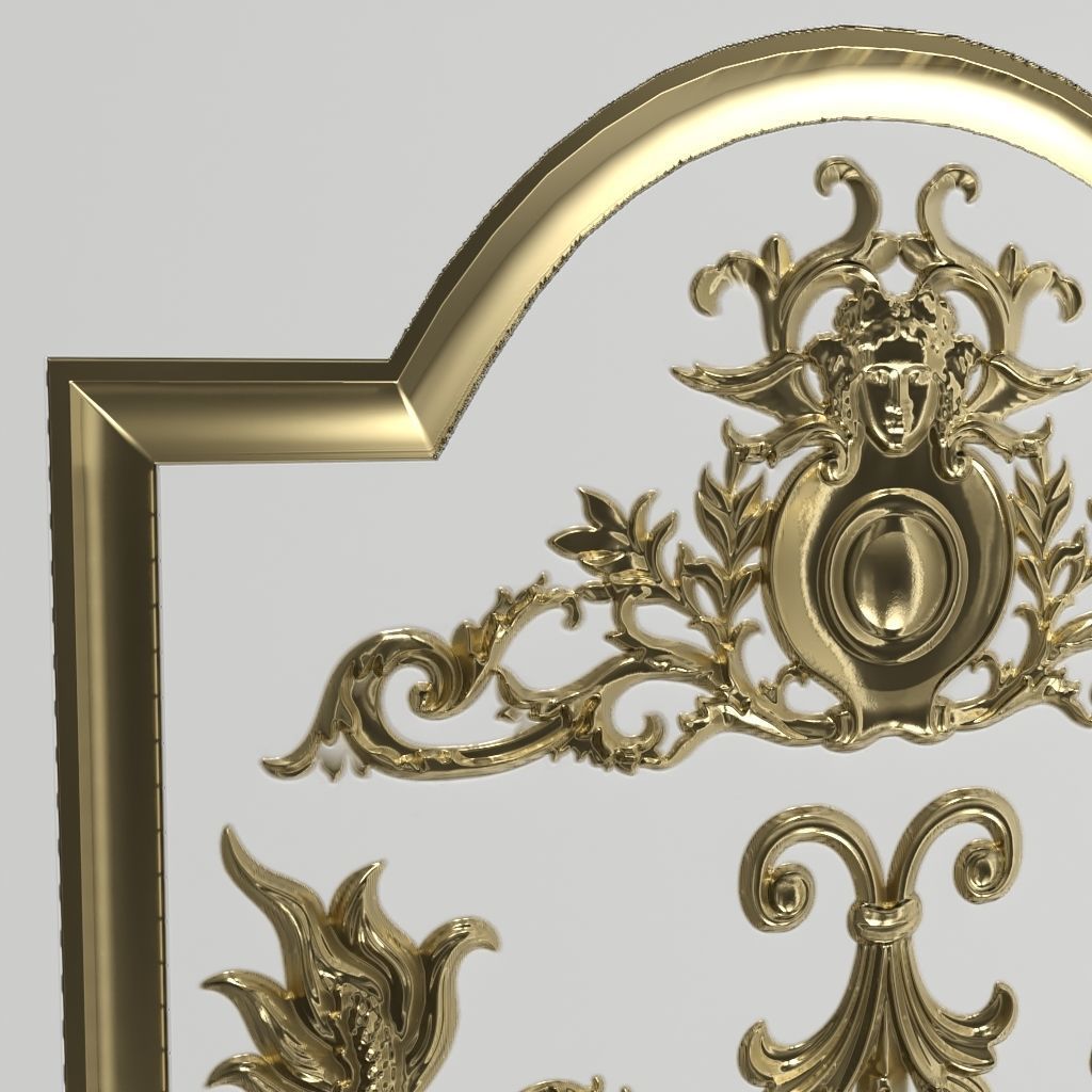Decorative Door 05 3D model_5