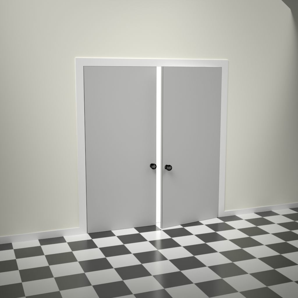 Decorative Door 05 3D model_7