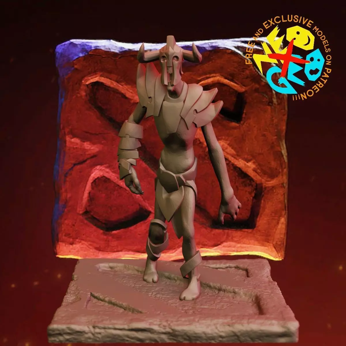 UNDYING - DOTA 2 3D print model_0