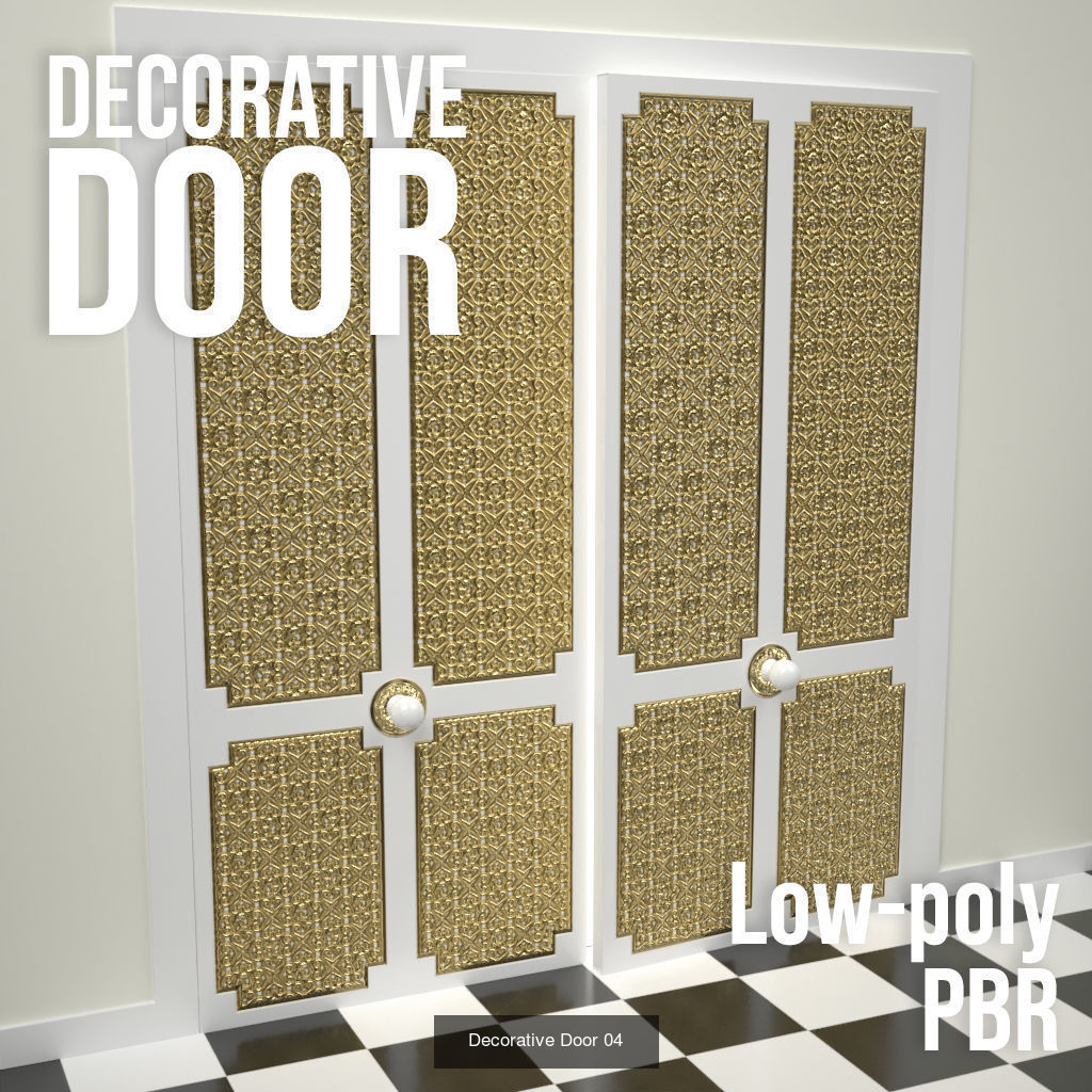 Decorative Doors 3D Model Collection_4