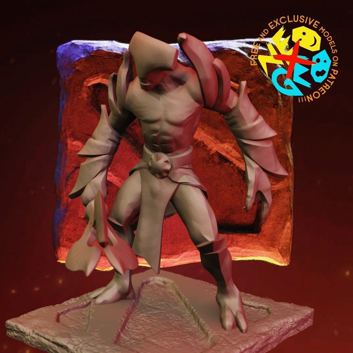 FACELESS VOID - DOTA 2 3D print model_1