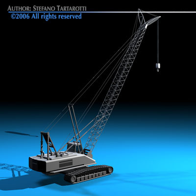 Crane 3D model_7
