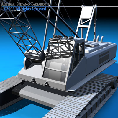Crane 3D model_2