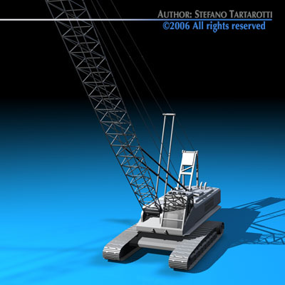 Crane 3D model_1