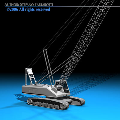 Crane 3D model_6