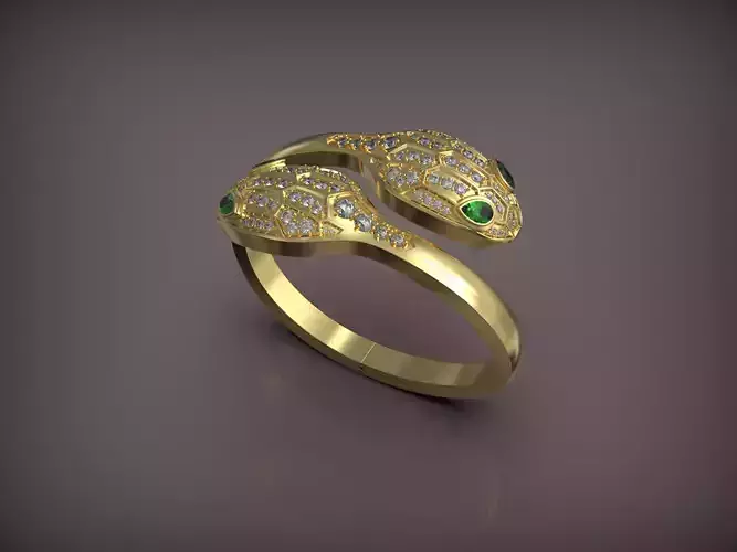 BVLGARI Bracelet snake bracelet 3d model