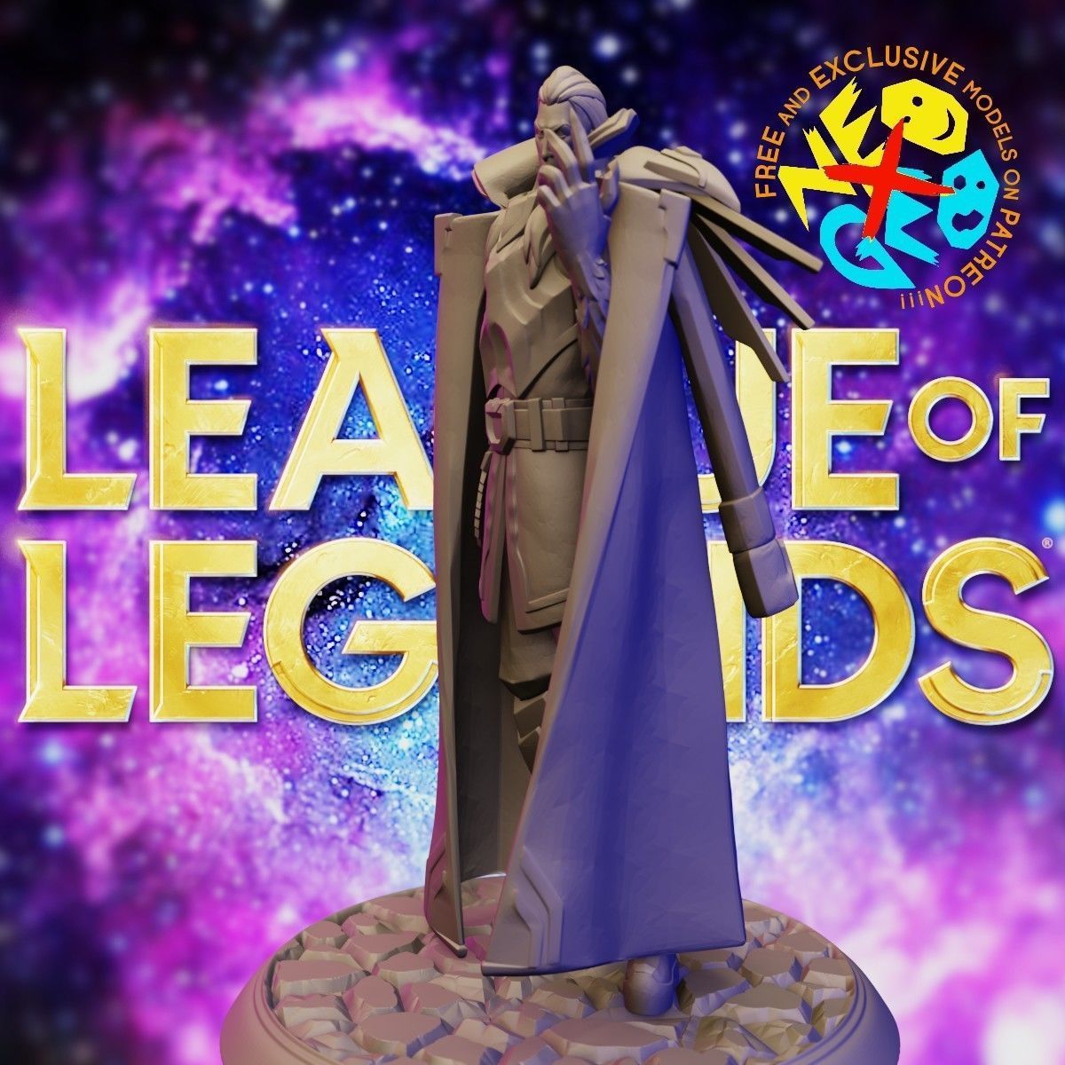 SWAIN - LEAGUE OF LEGENDS 3D print model_1