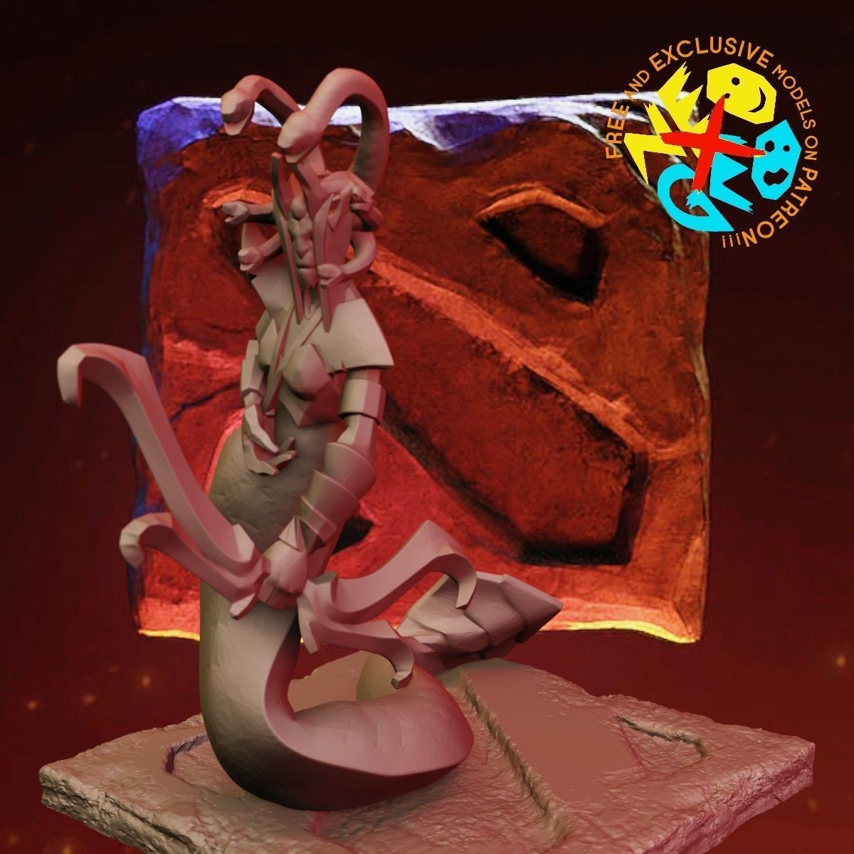 MEDUSA - DOTA 2 3D print model_1