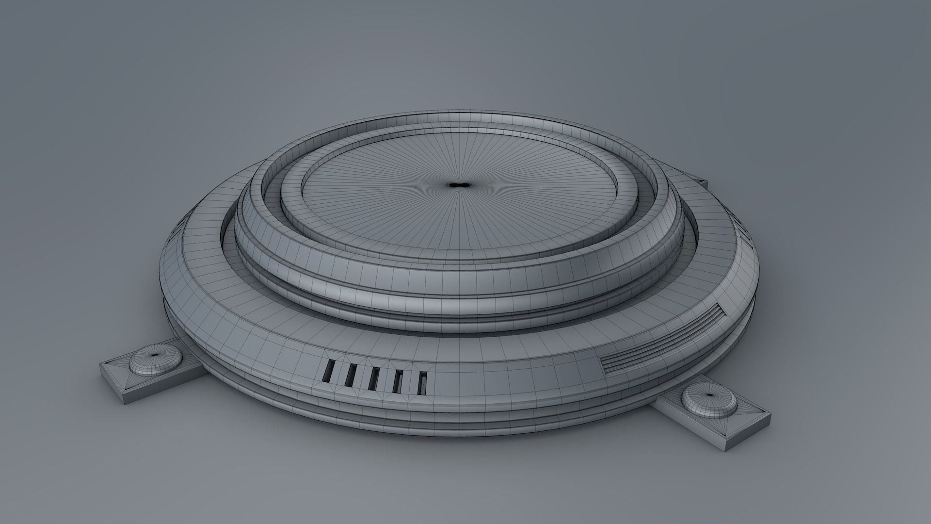 Sci Fi Liquid Cylinder 3D model_11