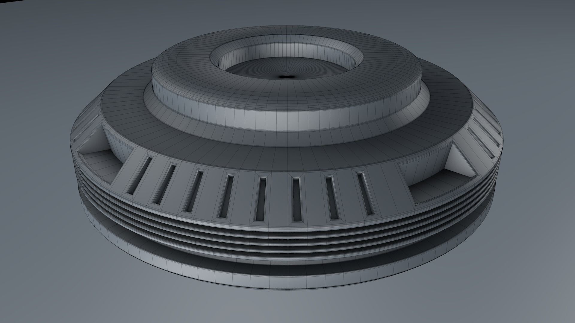 Sci Fi Liquid Cylinder 3D model_12