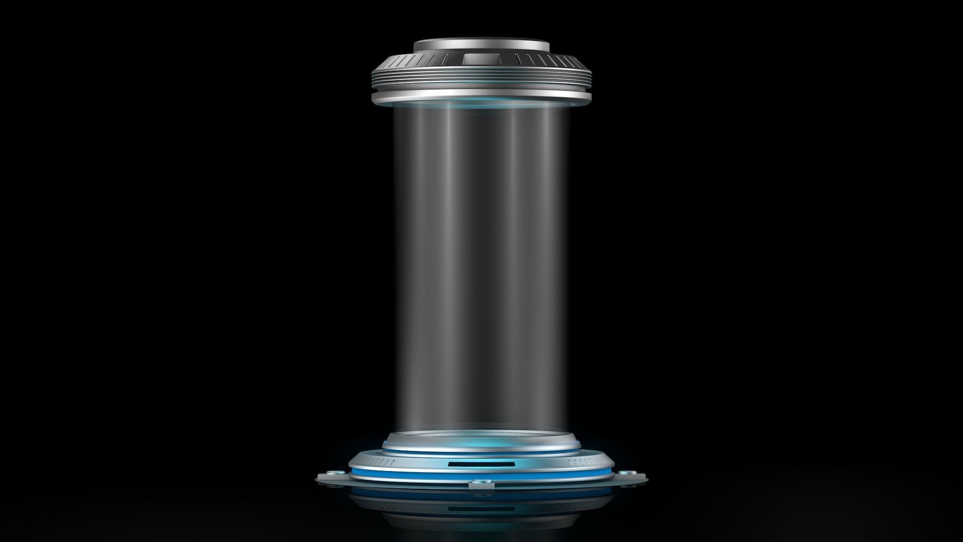 Sci Fi Liquid Cylinder 3D model_7