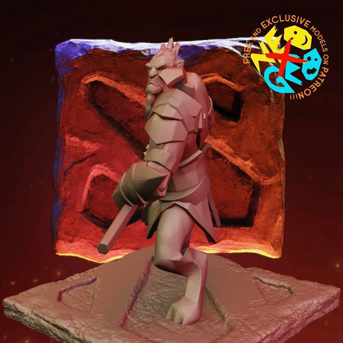 PHANTOM LANCER - DOTA 2 3D print model_1