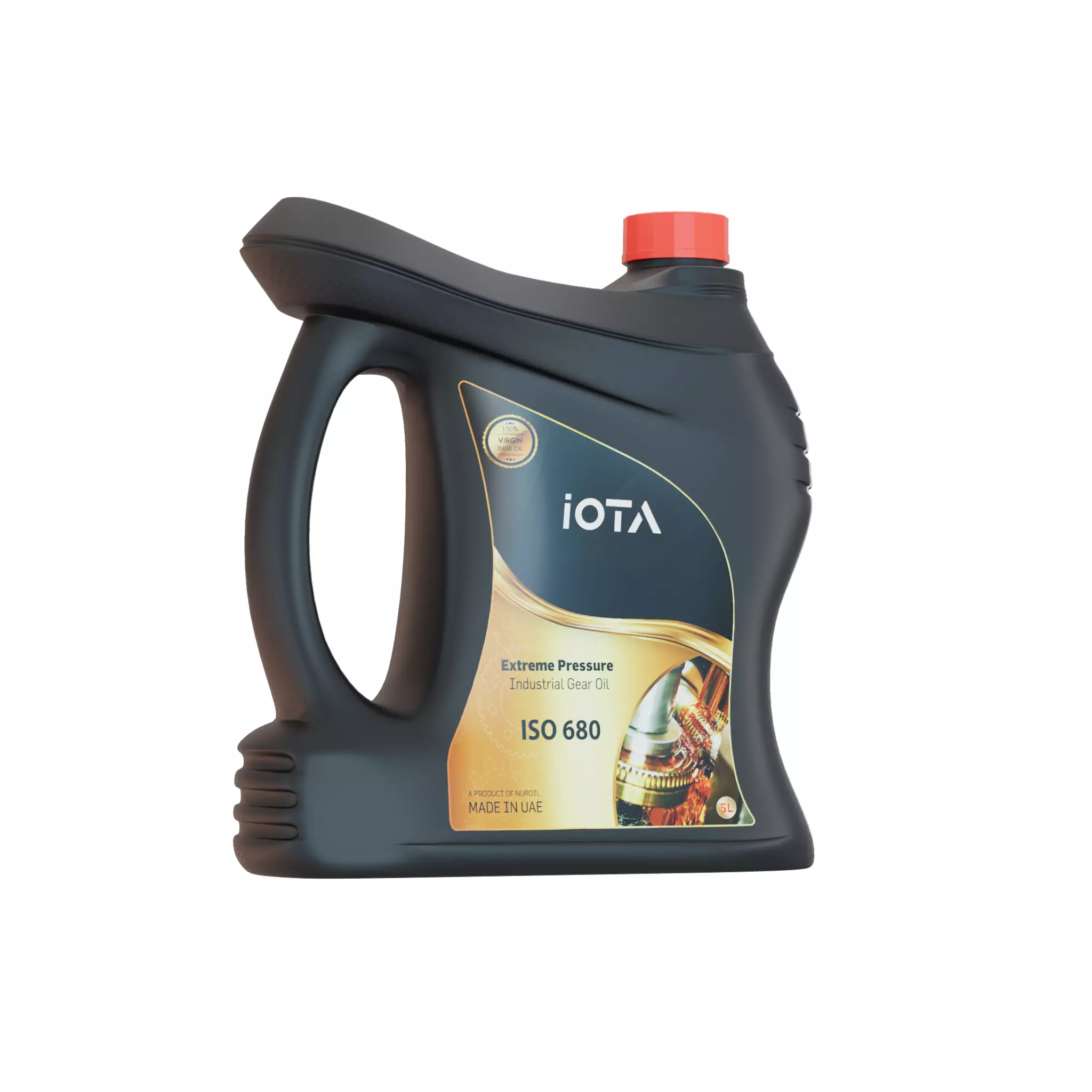 engine oil bottle 3D model