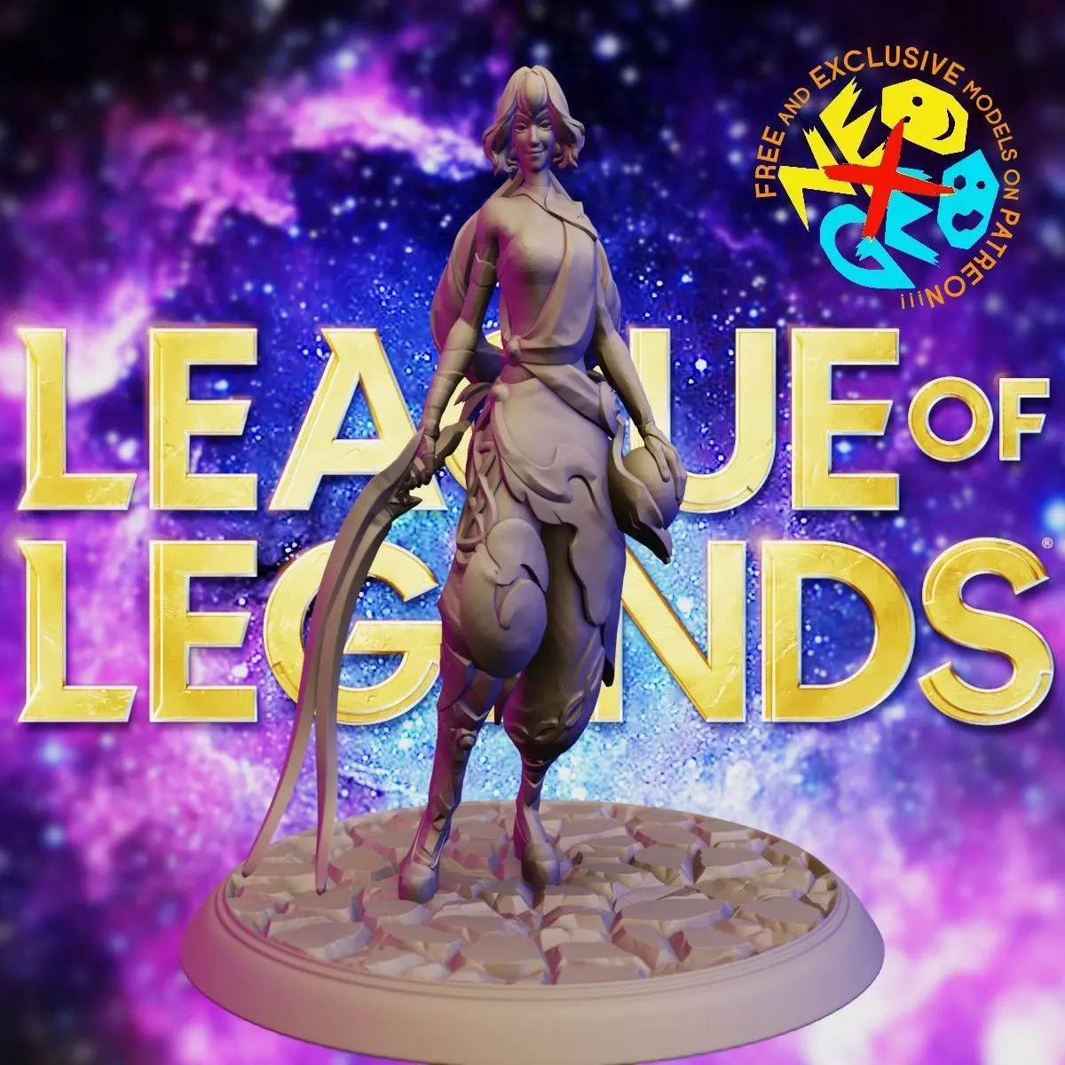 NILAH - LEAGUE OF LEGENDS 3D print model