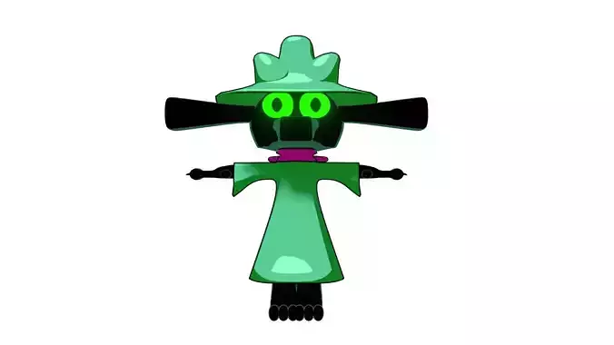 Eldritch Ralsei 3D Model Test Free 3D model