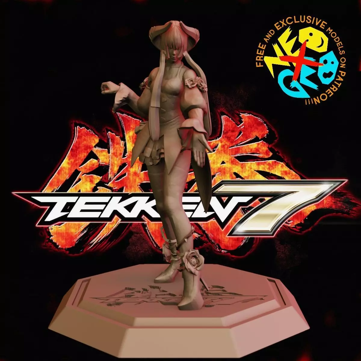 ELIZA - TEKKEN 7 3D print model_0