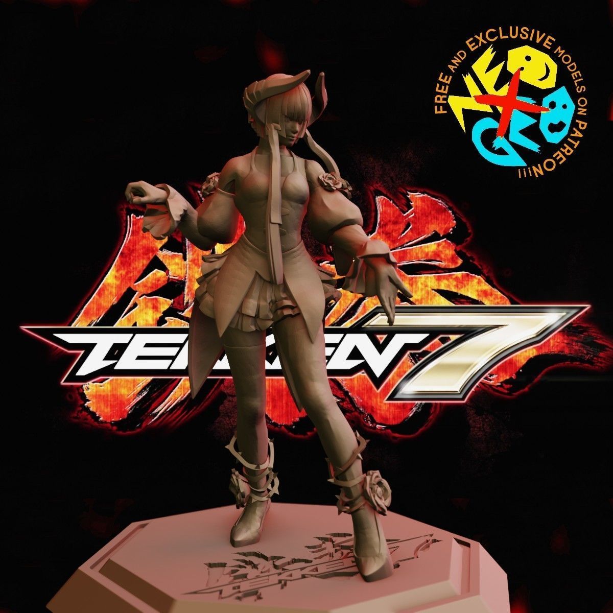 ELIZA - TEKKEN 7 3D print model_2