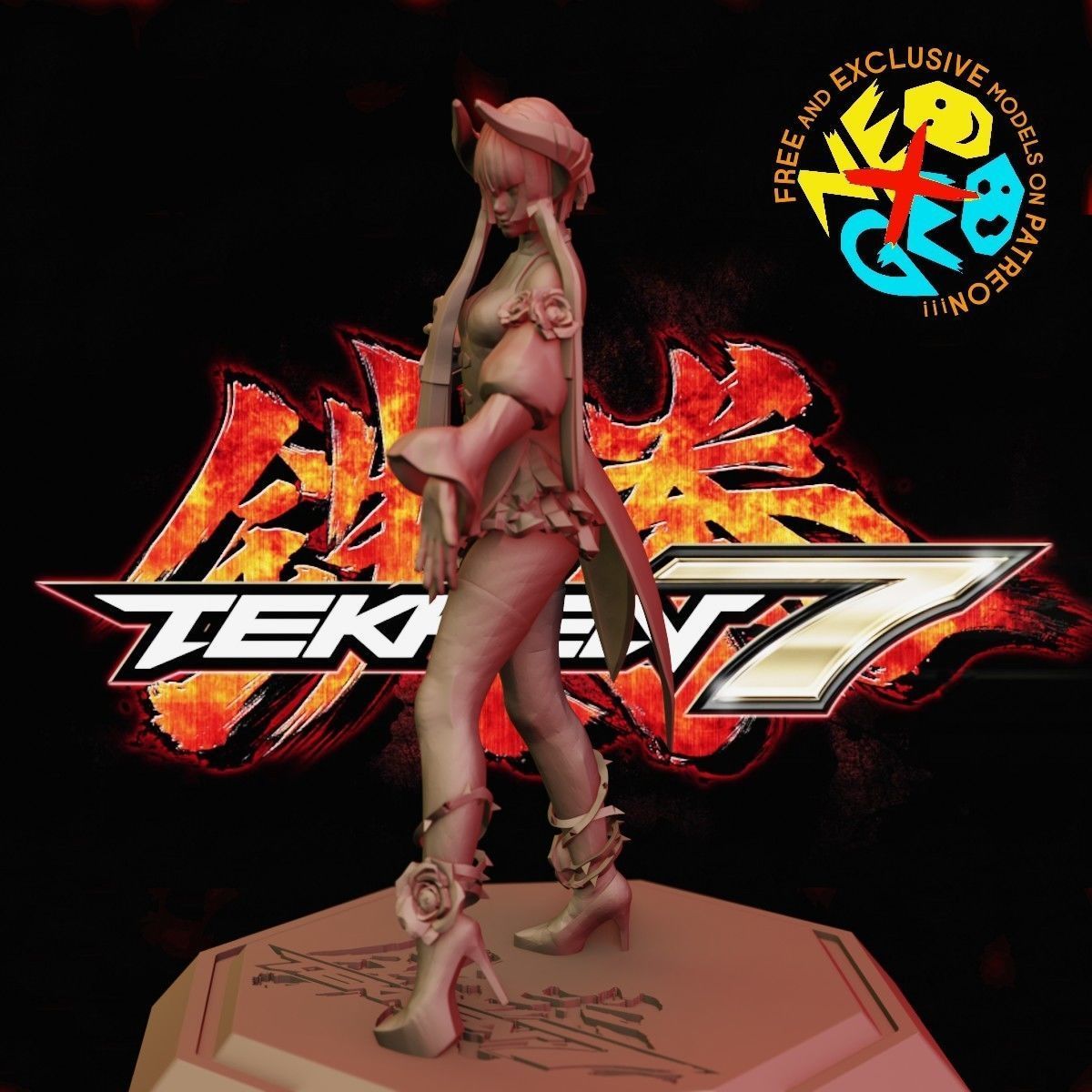 ELIZA - TEKKEN 7 3D print model_1