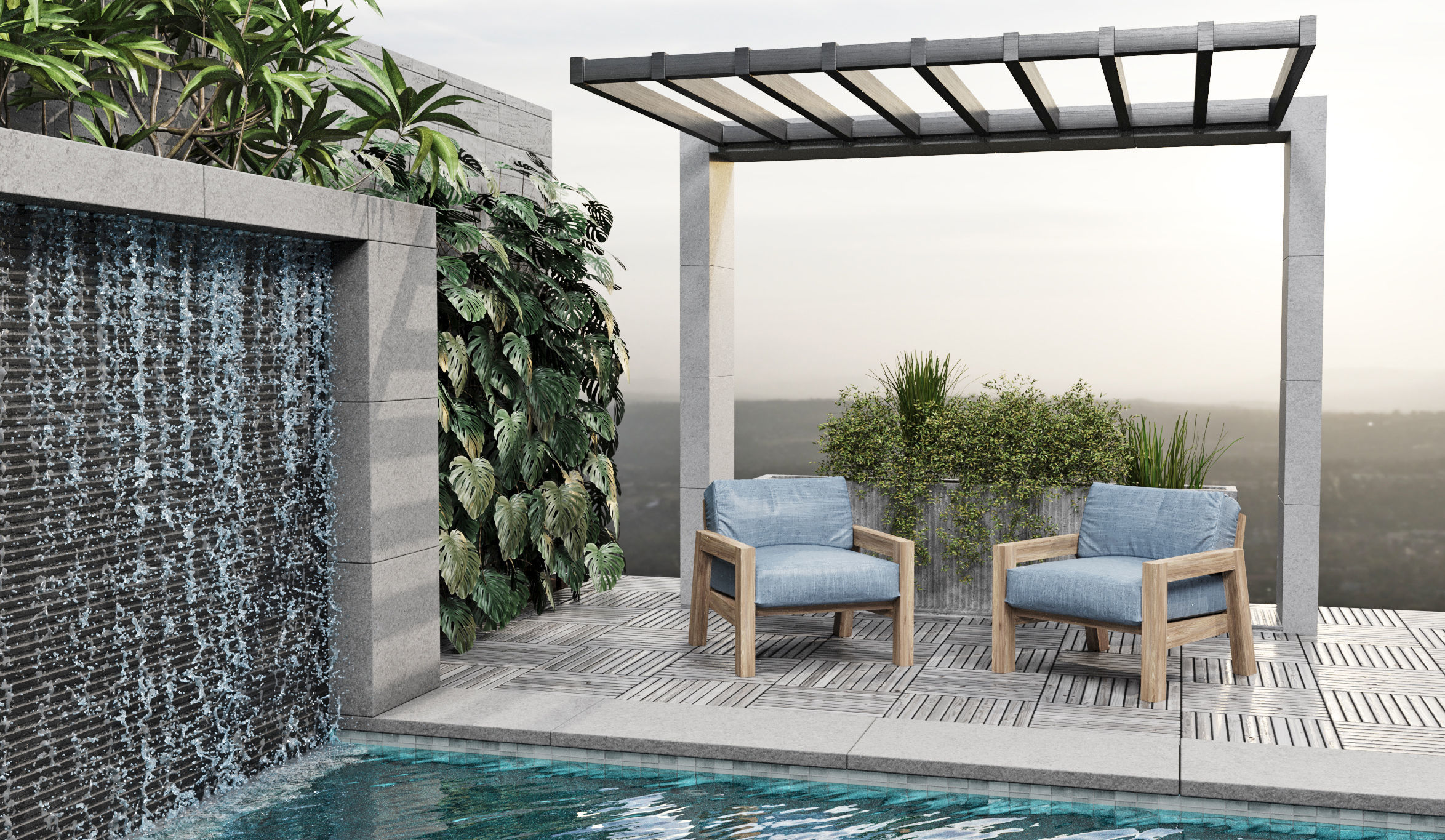 swimming pool 9 3D model_5