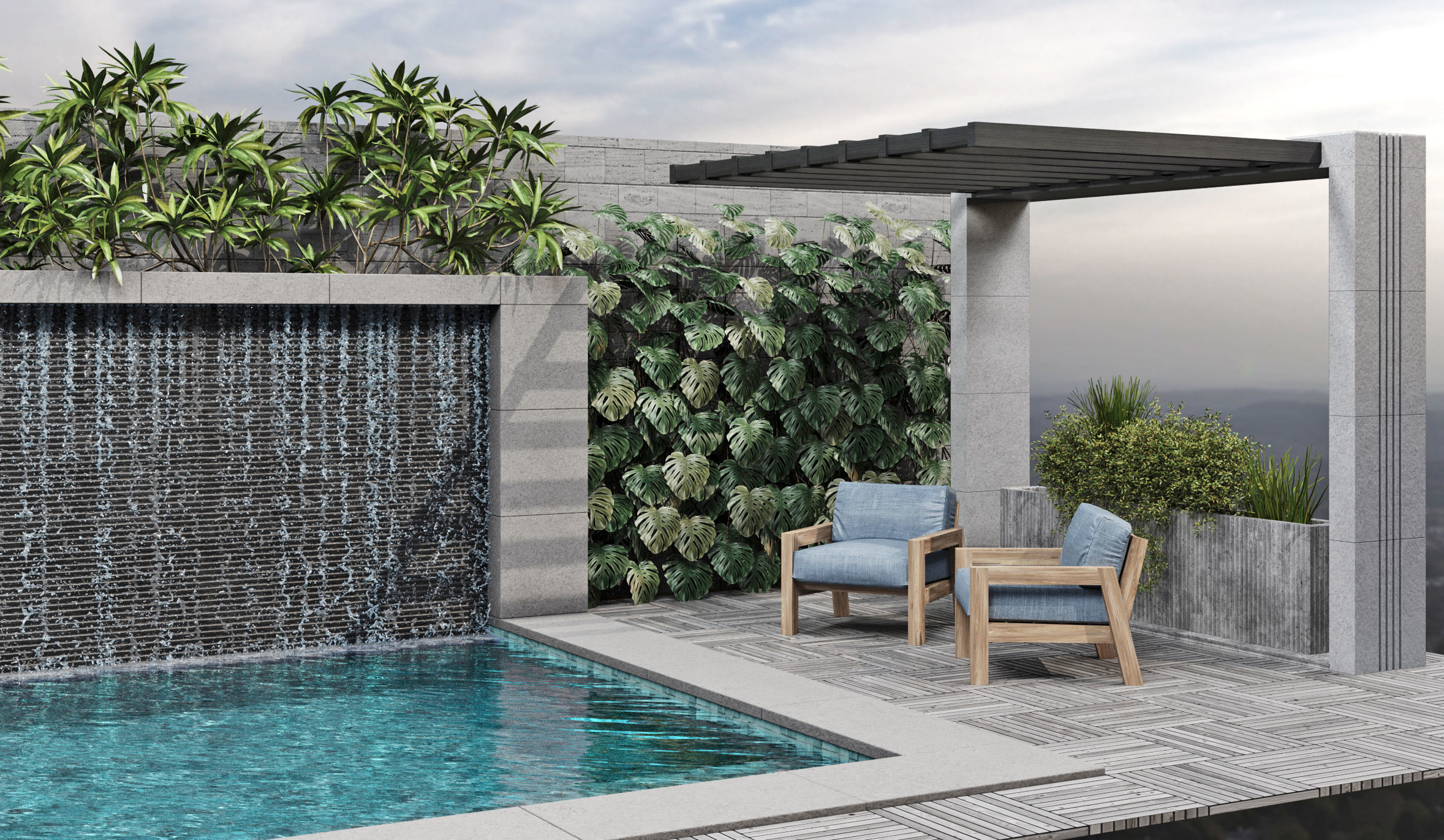 swimming pool 9 3D model_2