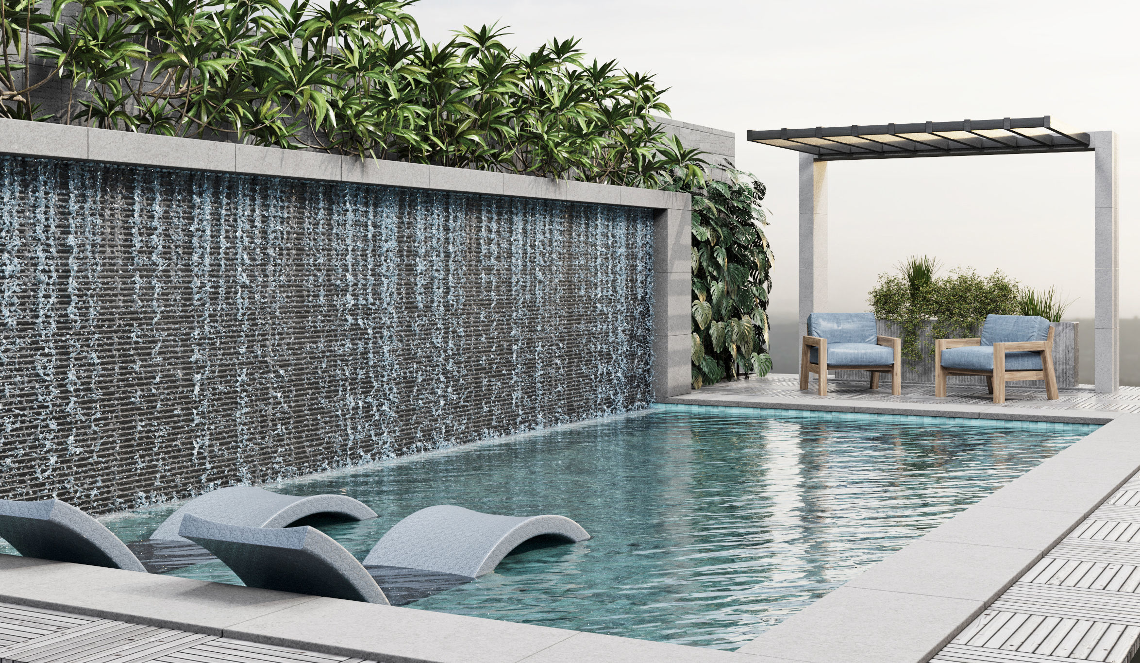 swimming pool 9 3D model_4