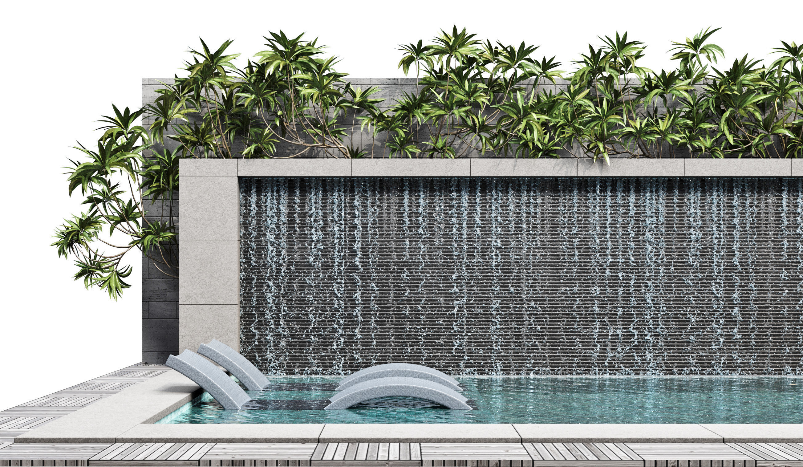 swimming pool 9 3D model_3
