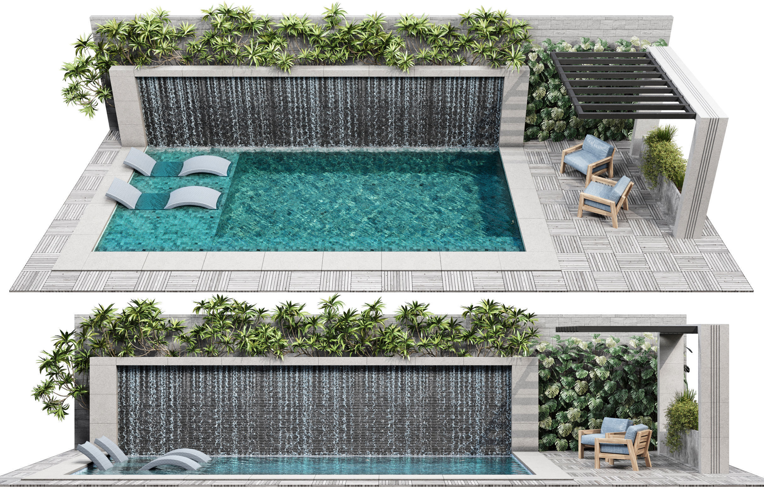 swimming pool 9 3D model_0