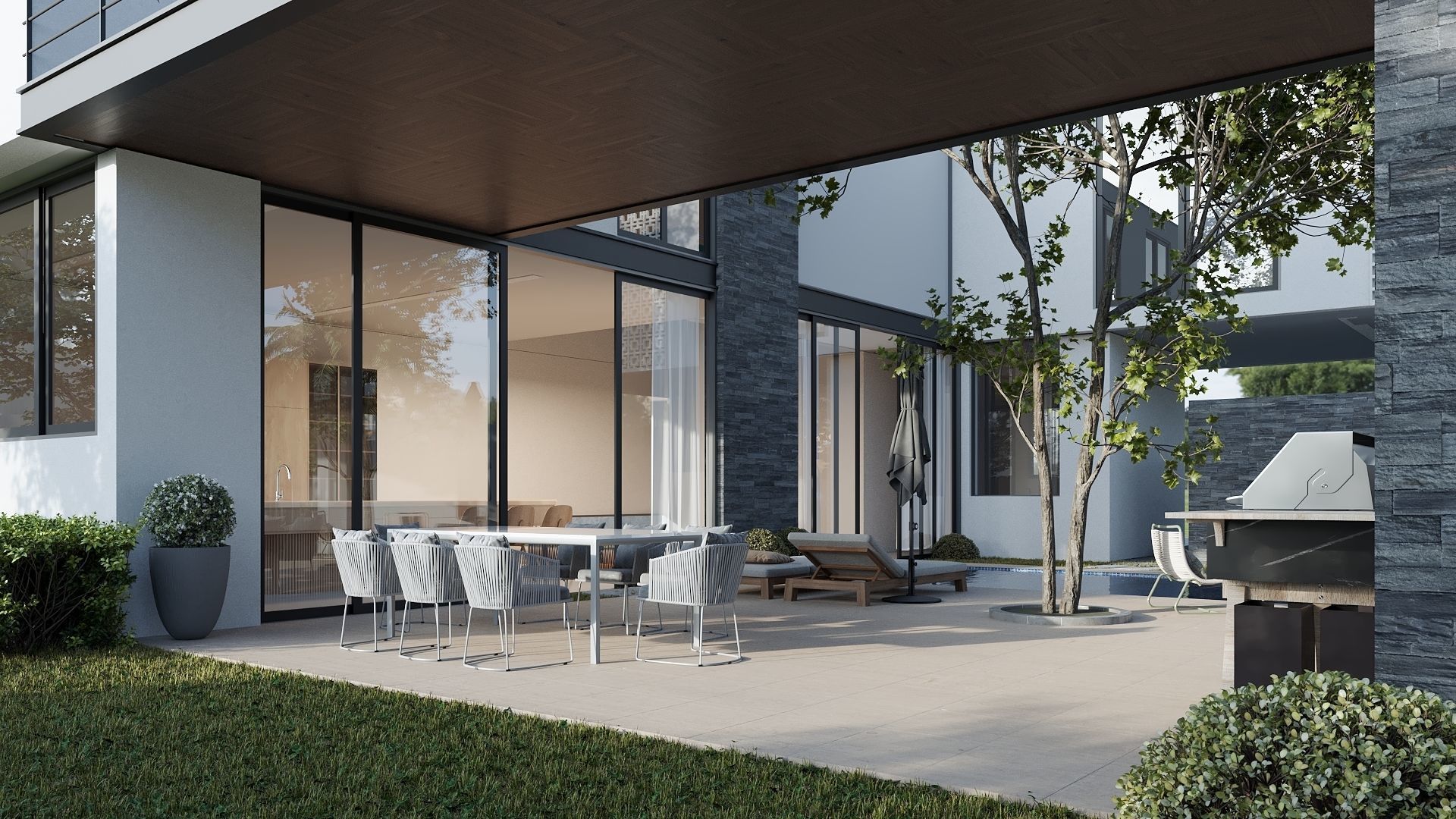 ProVis3D 038 - Modern Exterior Series Bianca 3D model_2