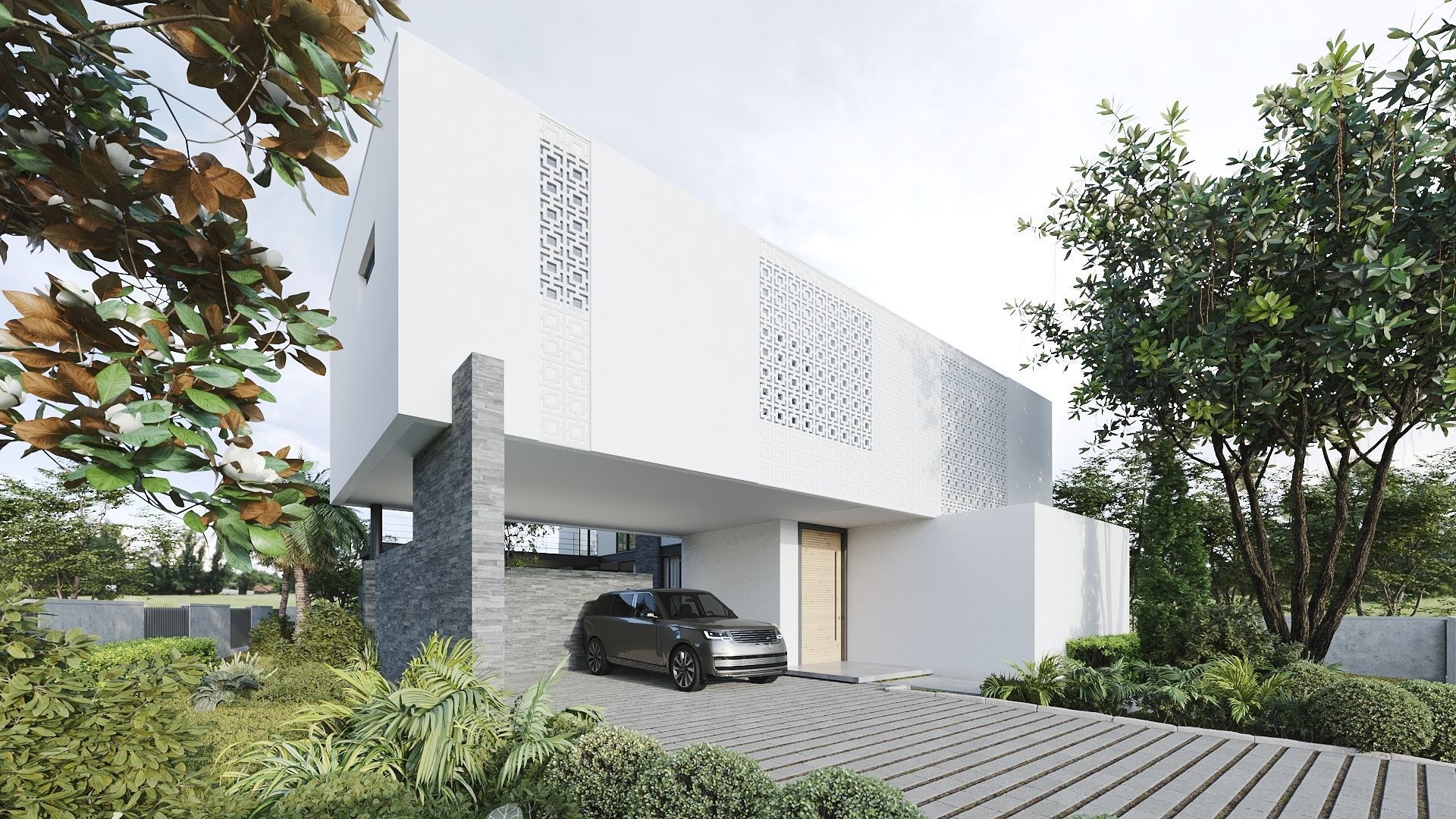 ProVis3D 038 - Modern Exterior Series Bianca 3D model_1