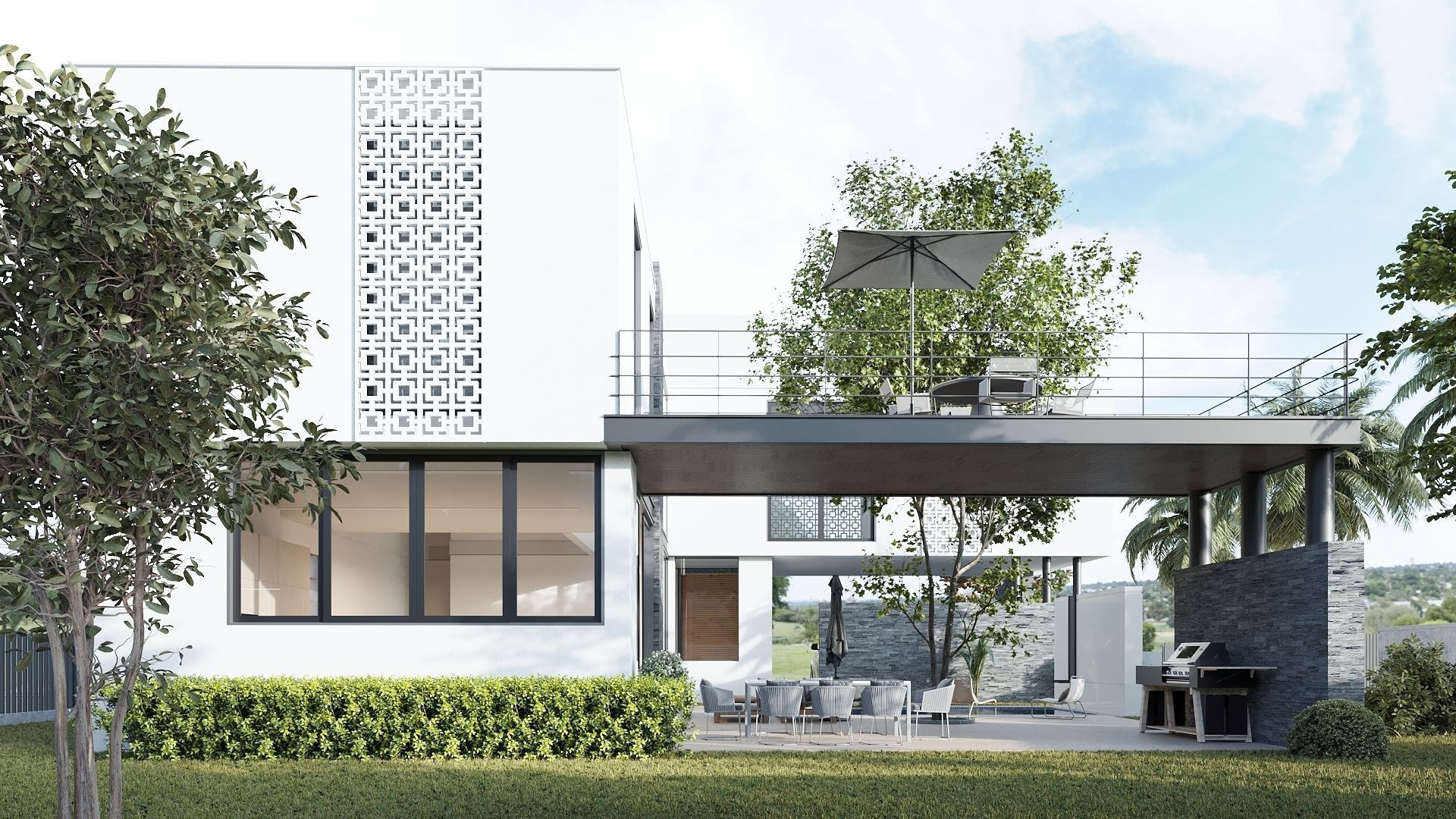 ProVis3D 038 - Modern Exterior Series Bianca 3D model_10