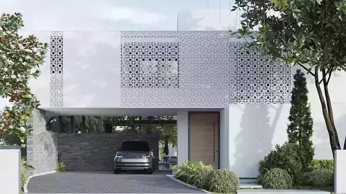 ProVis3D 038 - Modern Exterior Series Bianca 3D model