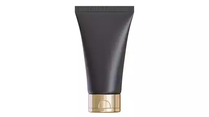 Black Cosmetic Tube 01 3D model