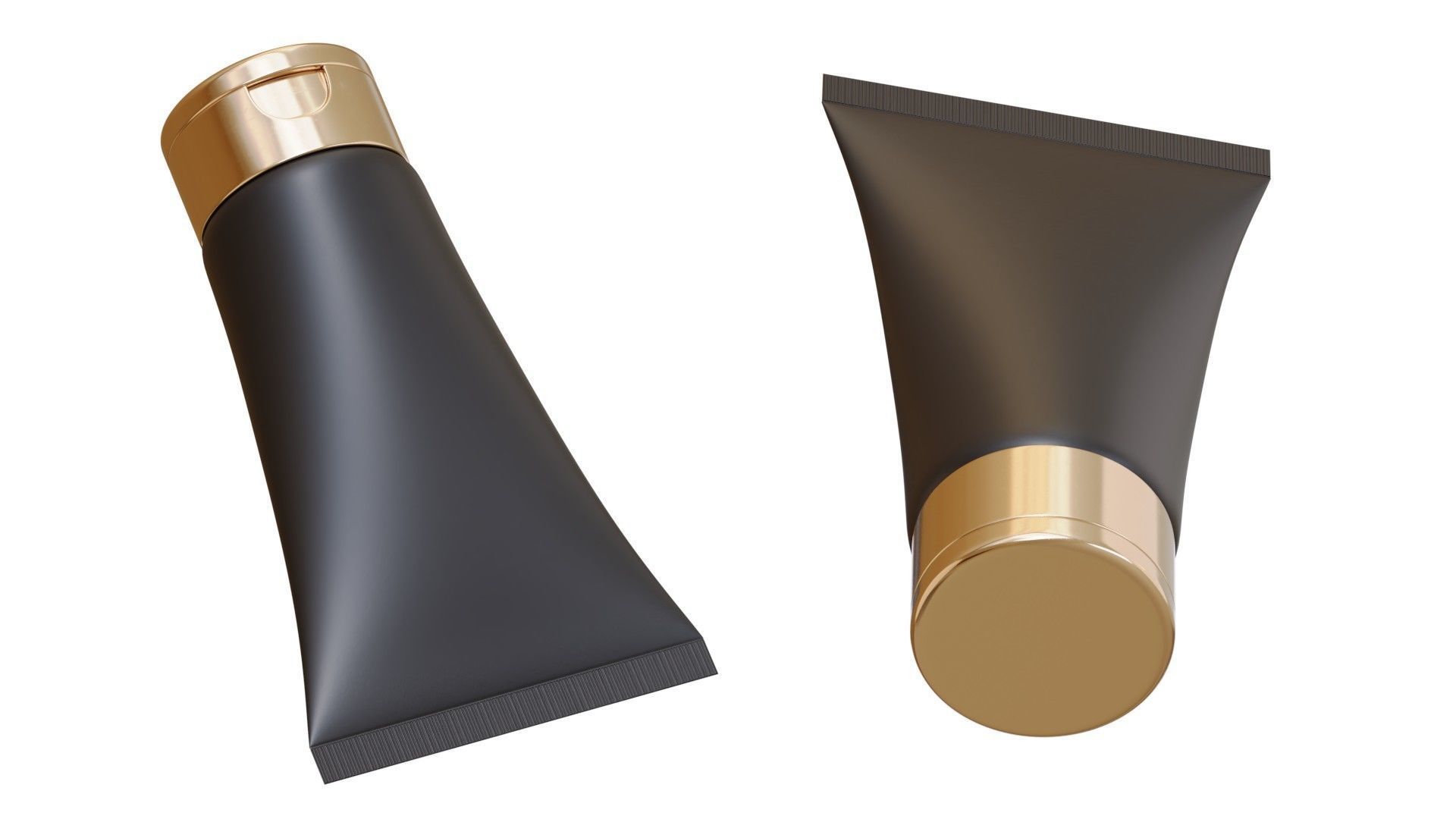 Black Cosmetic Tube 01 3D model_4