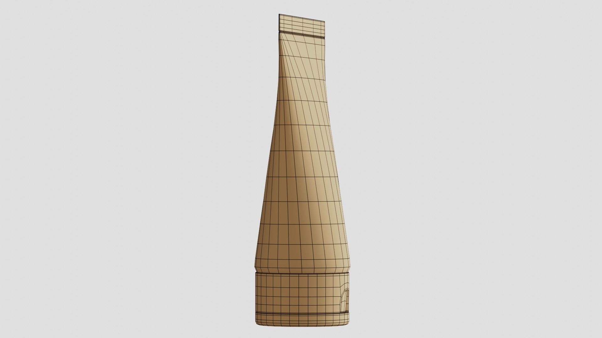 Black Cosmetic Tube 01 3D model_6