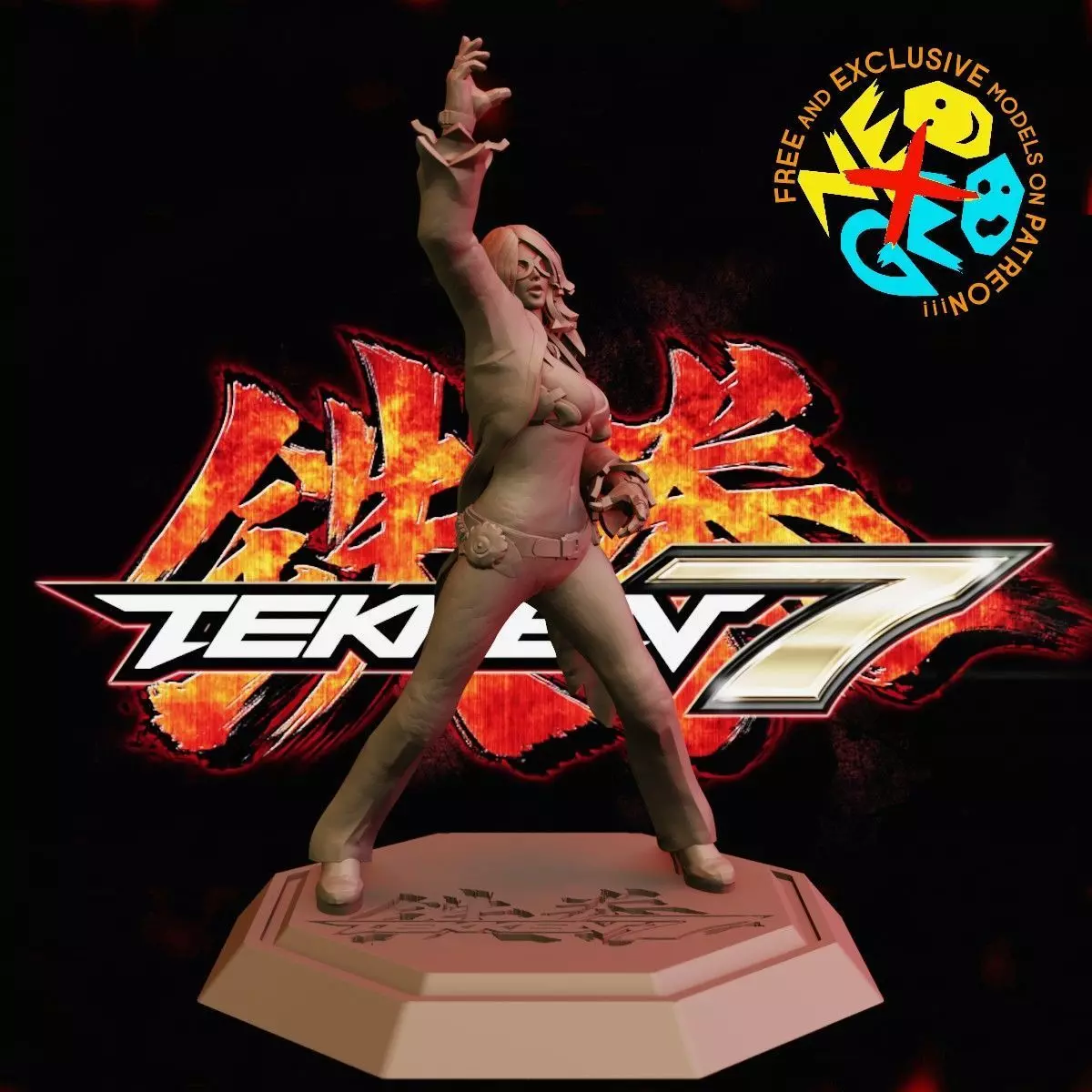 KATARINA - TEKKEN 7 3D print model_0