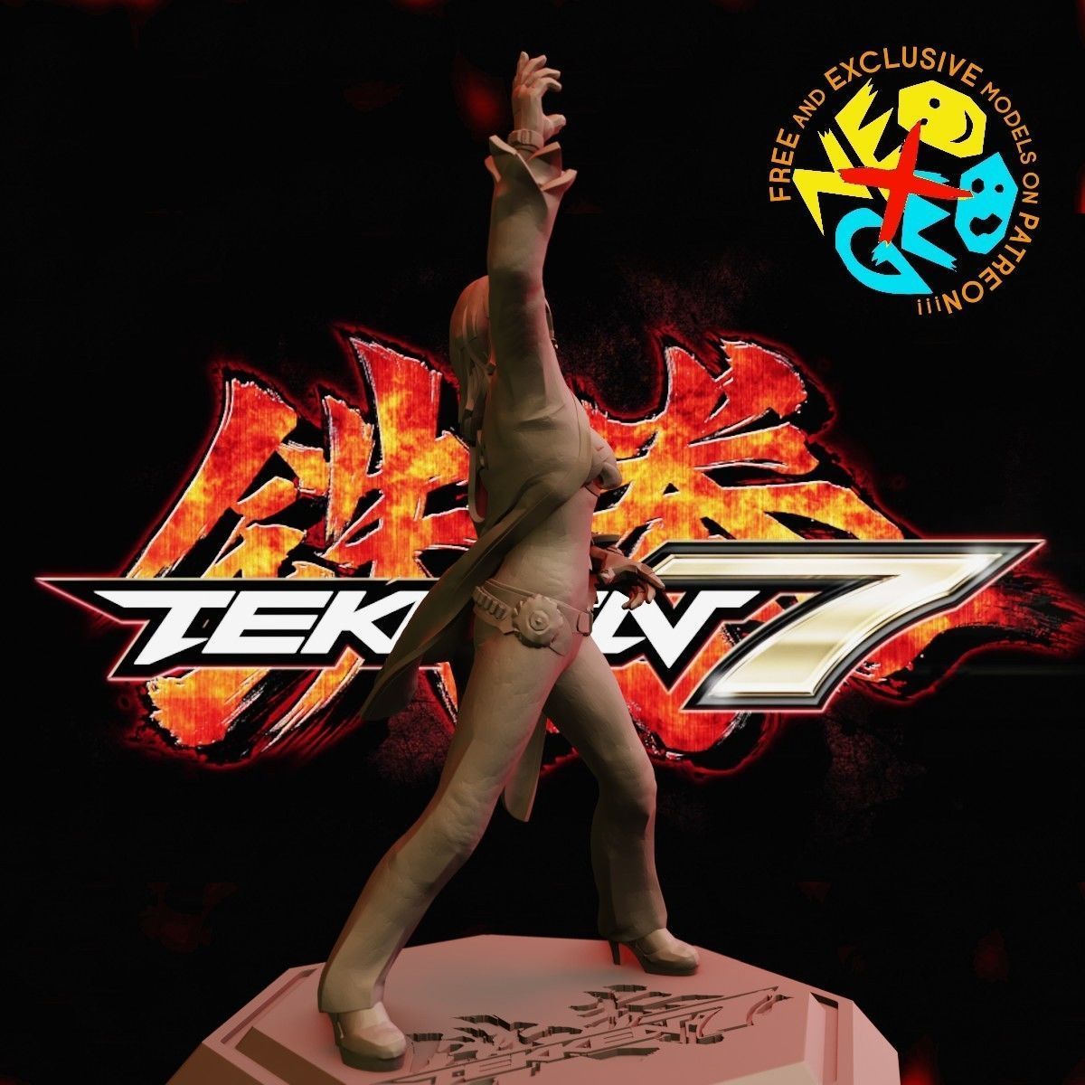KATARINA - TEKKEN 7 3D print model_2