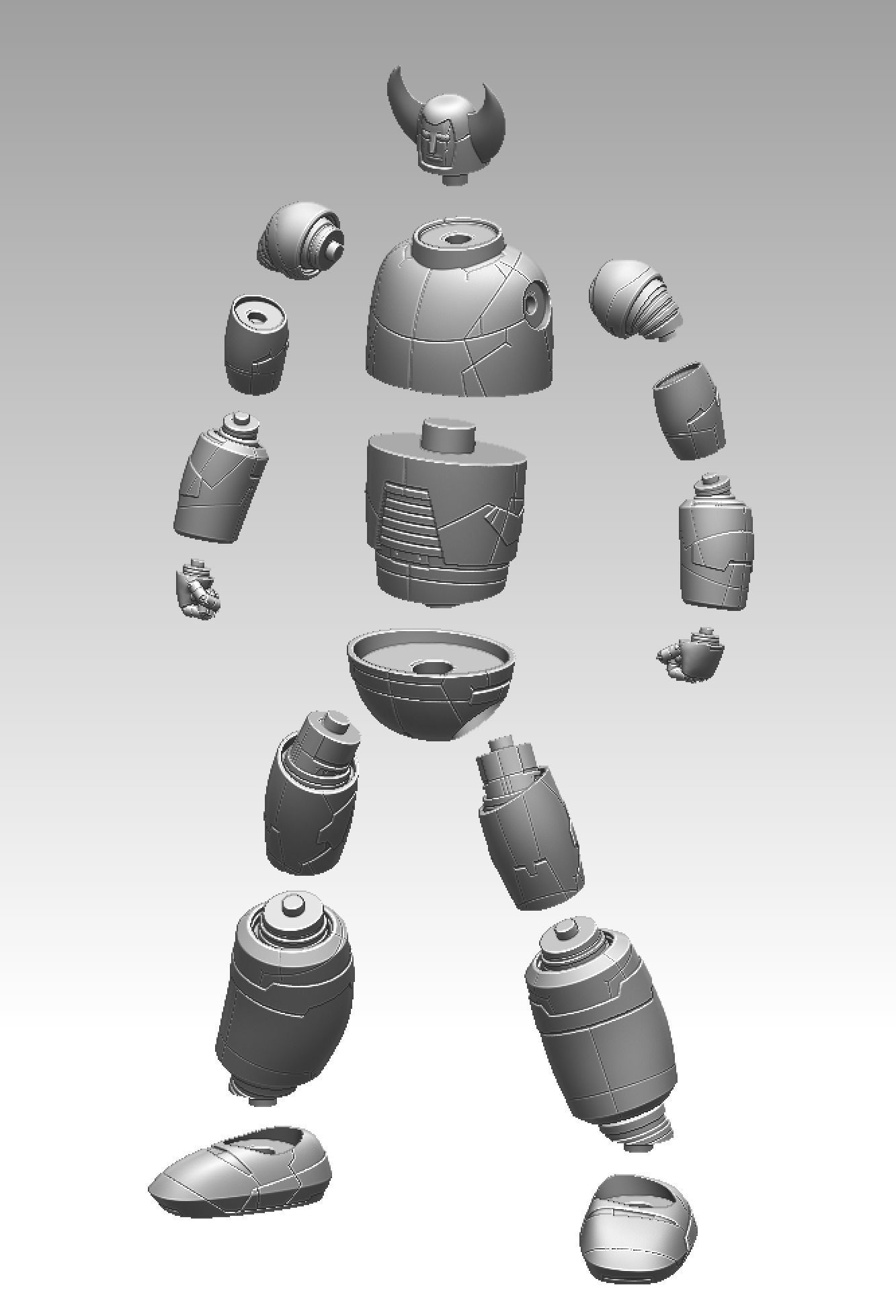 Poseidon 3D print model_2