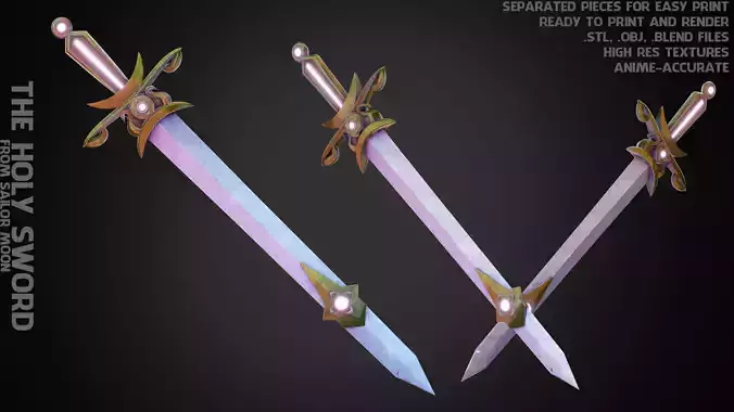 Sailor Moon The Holy Sword  for Cosplay 3D print model